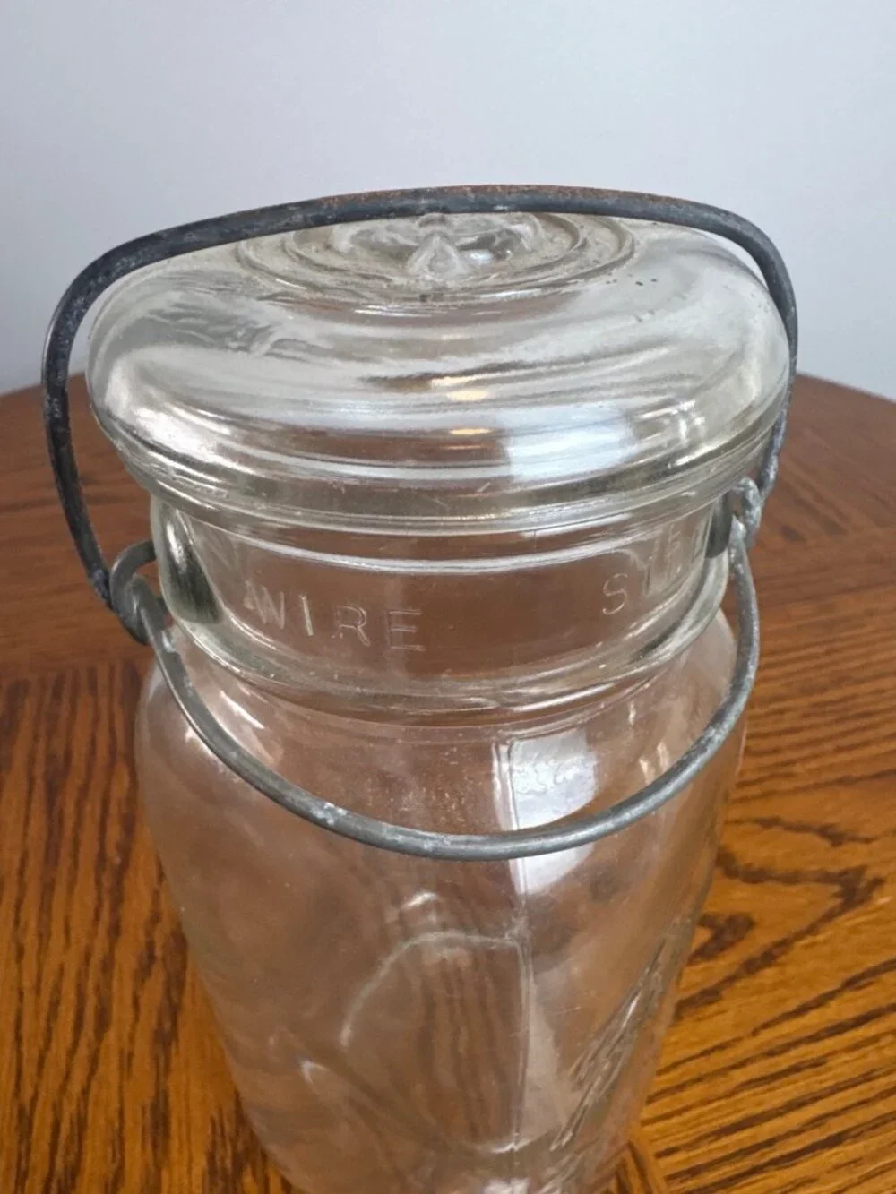 Ball Ideal Glass Quart Canning Jar with Wire Lock
